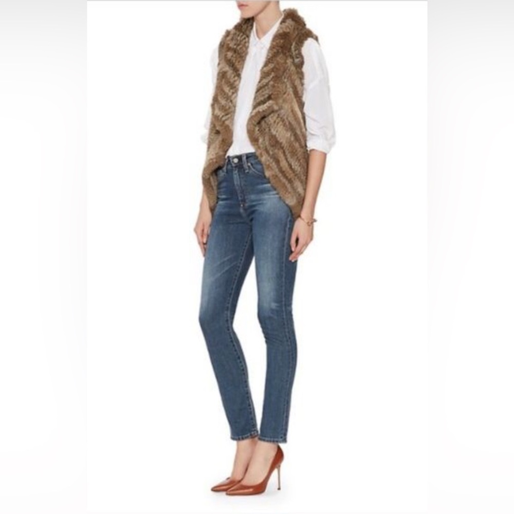 Yves Salomon - 100% Fur Rabbit Vest - Size: 36 - EUC
